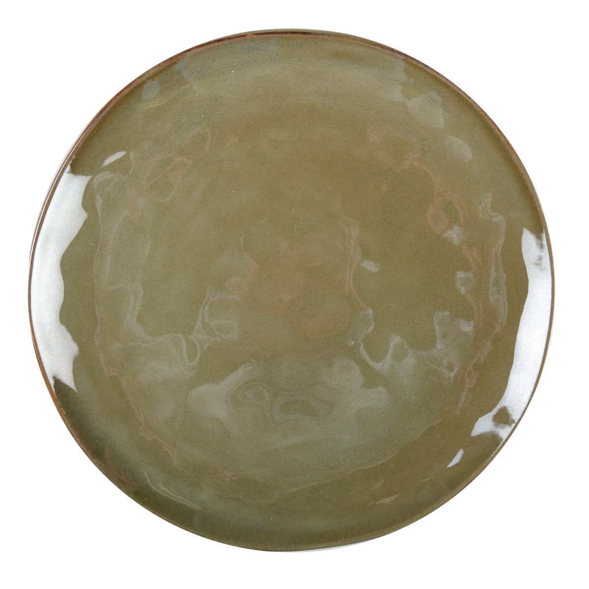 Vlakke plaat keramiek khaki 28.5x21.5x2.9 cm