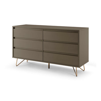 Ladekast 120x40x70 cm grijs MDF