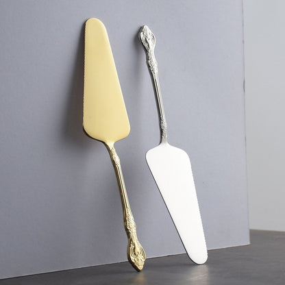 Taartschop goud metaal 21.2 cm