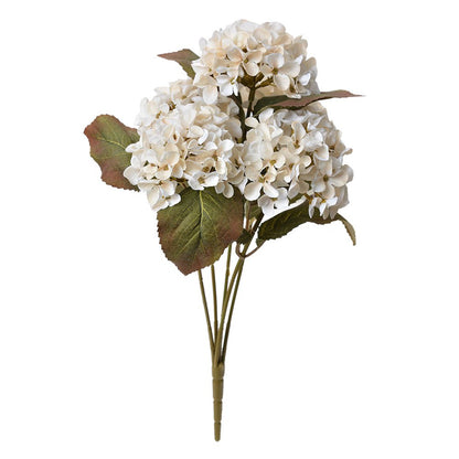 Artificial Flower Hydrangea 44 cm White Plastic Artificial Plant
