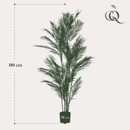 Kunstplant Bergpalm 180 cm groen
