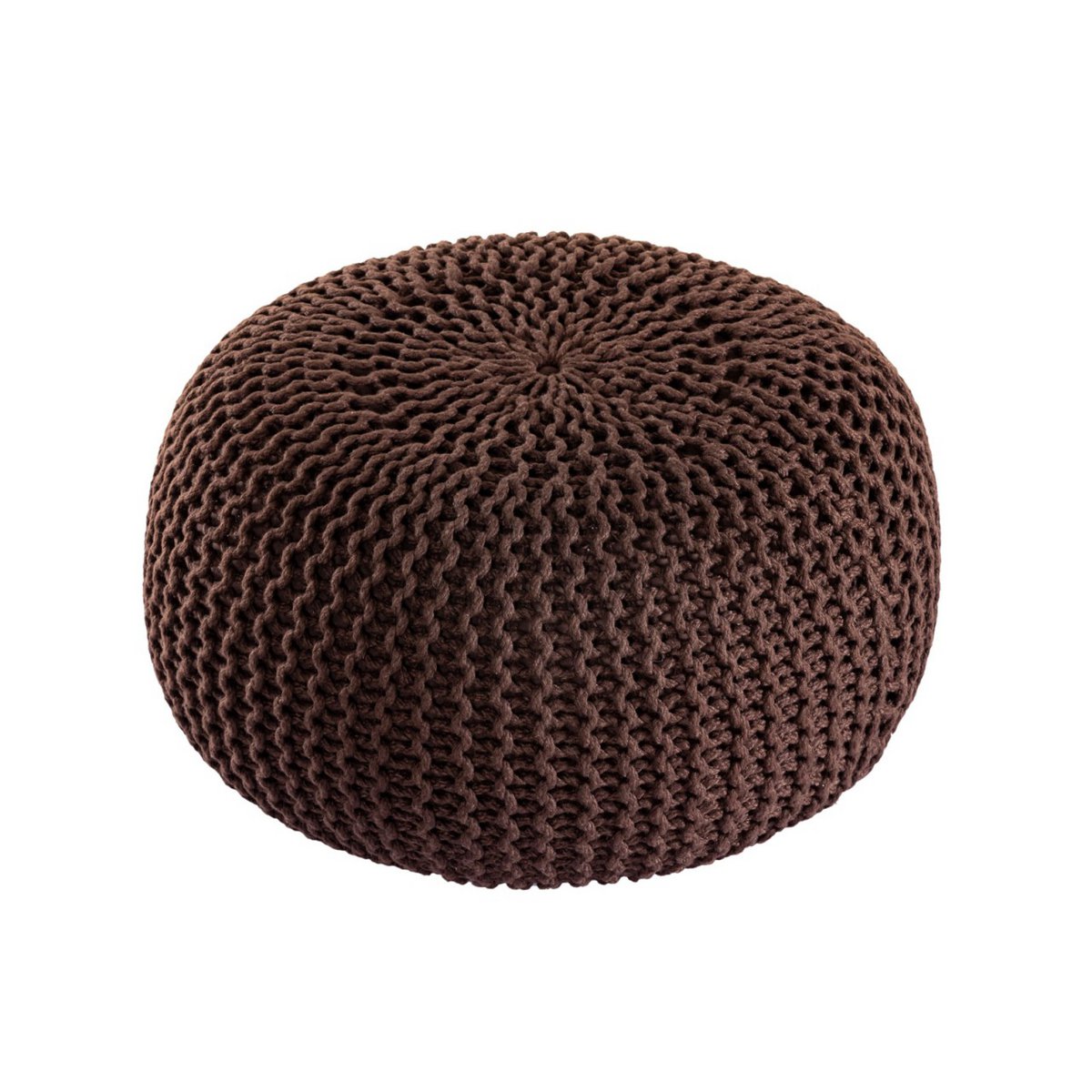 Pouf buiten Ø55x37 cm gerecycled plastic
