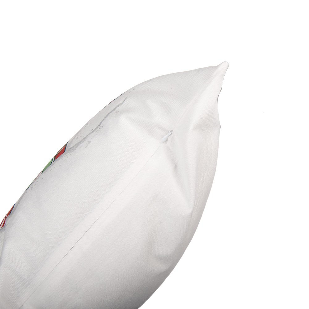 Kussenhoes 45x45 cm Rood Polyester