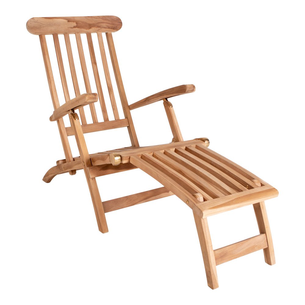 Arrecife Teakhouten Ligstoel Natuurlijk Teak 150x60x95 Cm