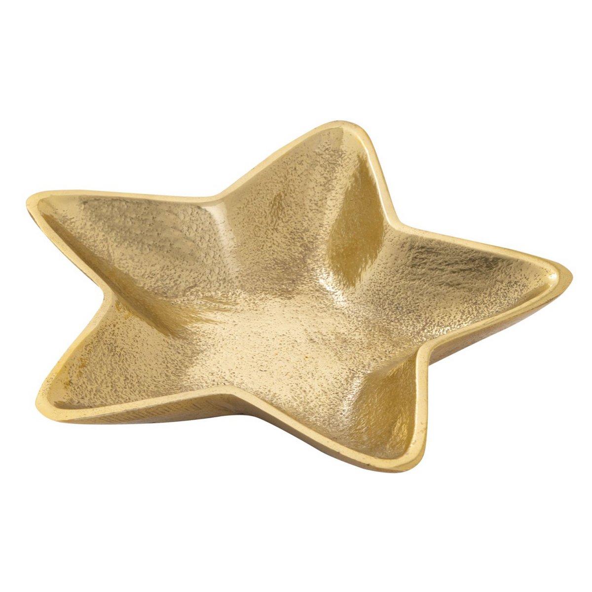 Decoratieschaaltjes aluminium goud zilver 25 cm set van 2