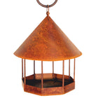 Vogelhuis metaal 30x25 cm gepatineerd