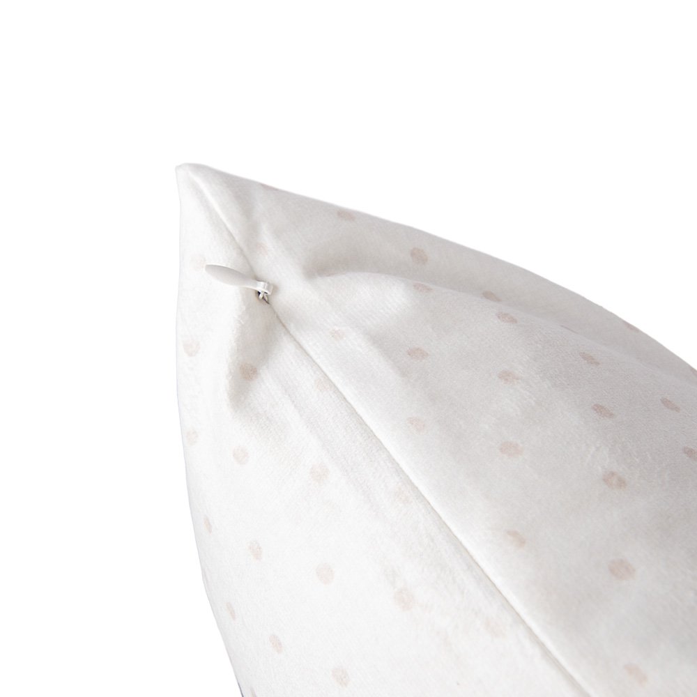 Kussenhoes 45x45 cm beige polyester