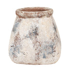 Bloempot 10x10x10 cm terracotta beige