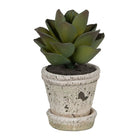 Flowerpot Ø 9x9 cm Beige Stone Plant Pot