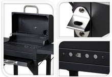 Houtskool Bbq - Mat Zwart - Verrijdbaar