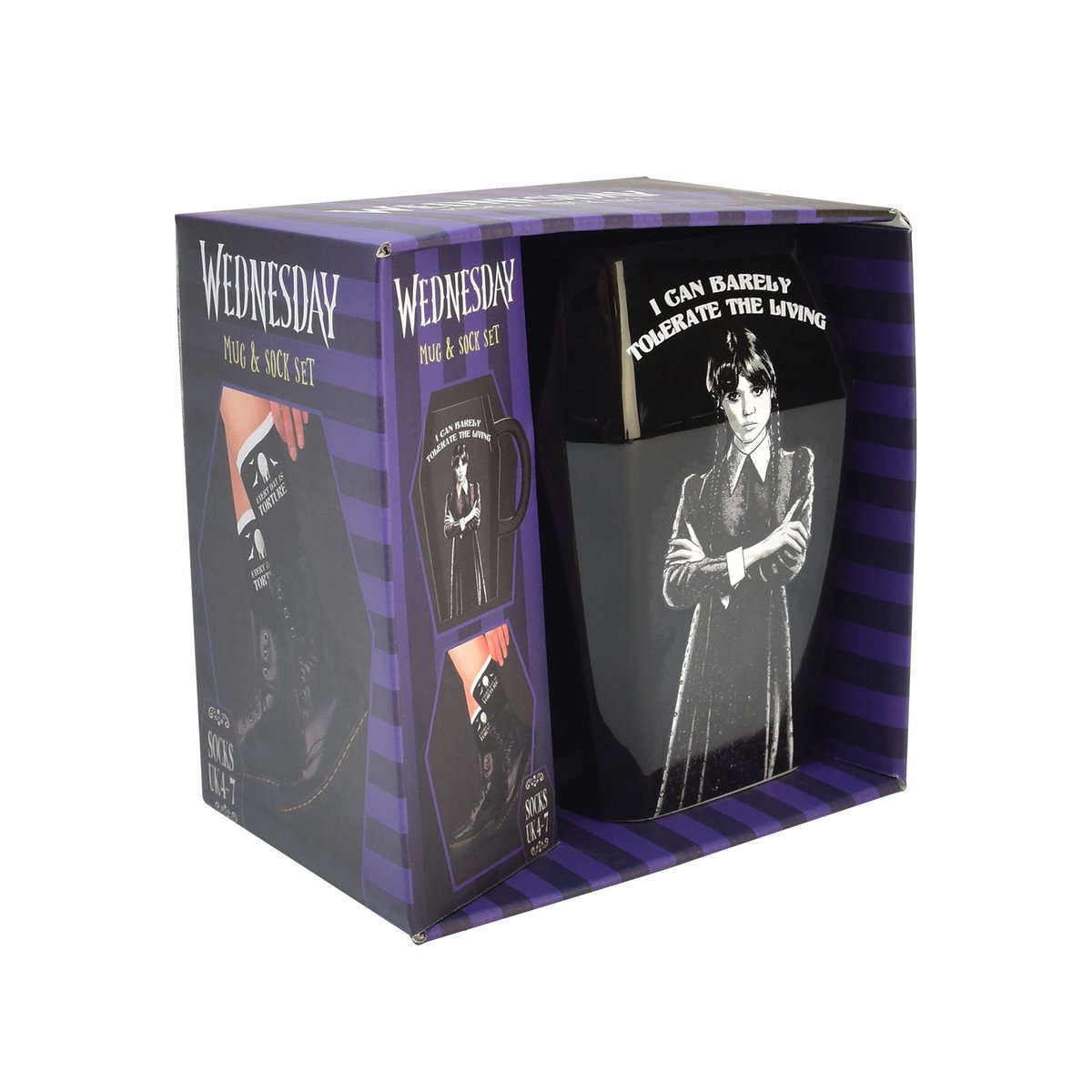 Wednesday - Coffin Design Mug & Socks Set