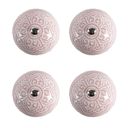Deurknop set van 4 Ø 4x3/6 cm
