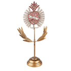 Decoratie ornament 45 cm goudkleurig ijzer