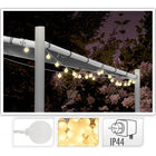 Feestverlichting 16 meter 80 LED warm wit