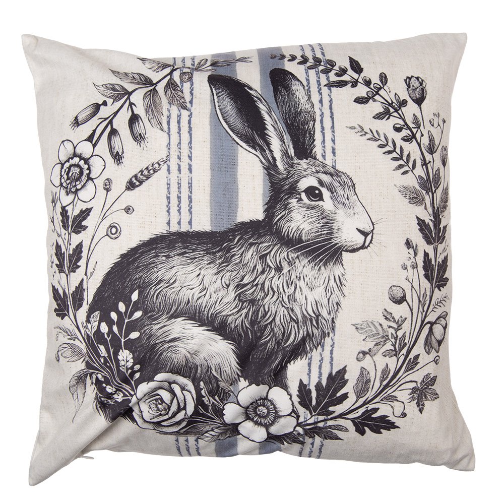 Kussenhoes 45x45 cm Beige Polyester