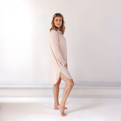 Nachthemd dames TENCEL™ powder peach