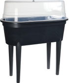 Kweektafel 77x38x84 cm antraciet kunststof