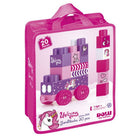 Dolu Unicorn Jumblocks Train With 20 Blocks Pink