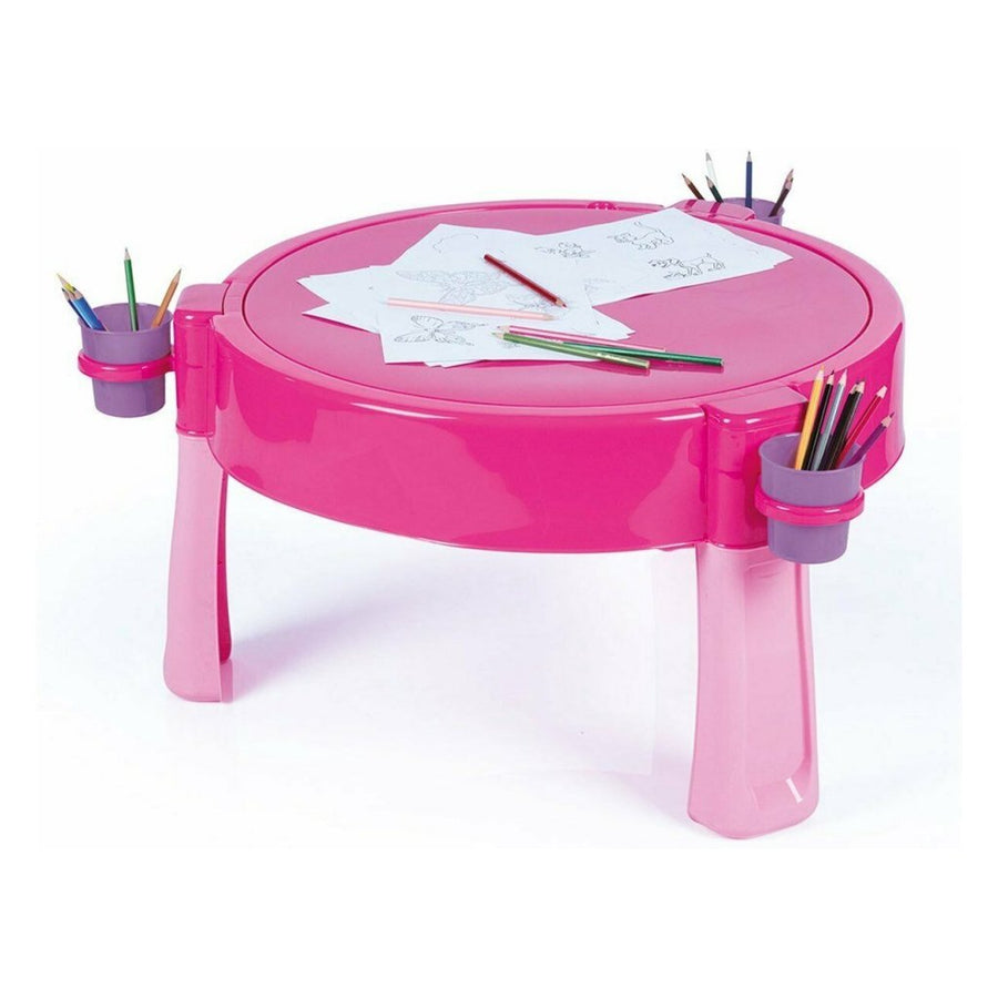 Dolu 2-In-1 Watertafel &Amp; Zandtafel Met Accessoires Roze 98X98X77Cm