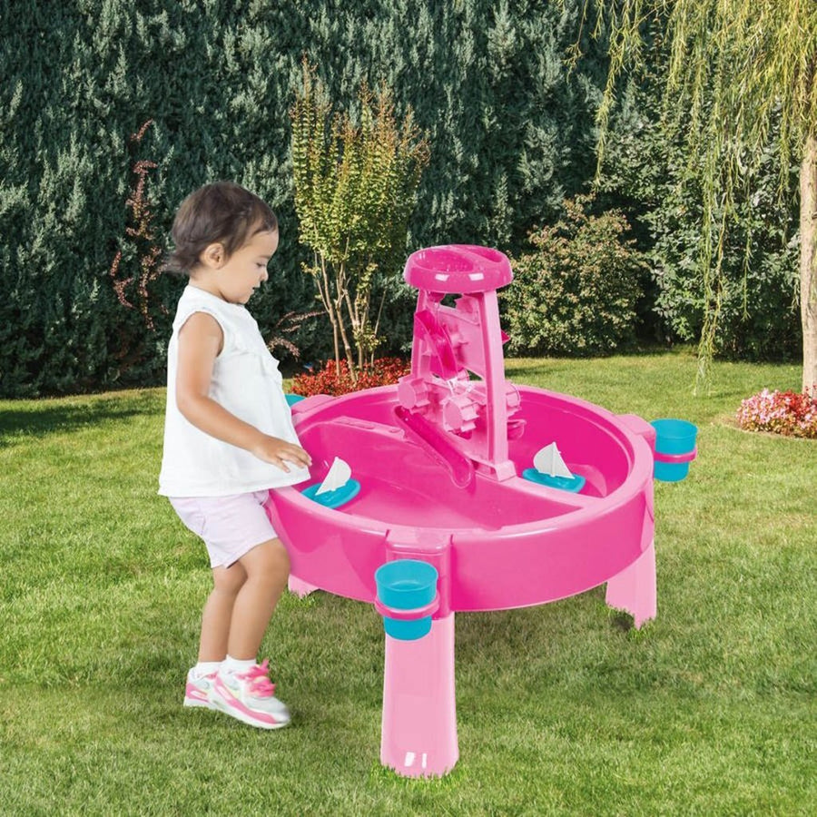 Dolu 2-In-1 Watertafel &Amp; Zandtafel Met Accessoires Roze 98X98X77Cm