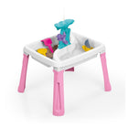 Zand-watertafel 54,5x45x45 cm roze wit