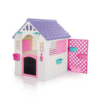 Speelhuis tuin 140x127x107.5 cm roze paars