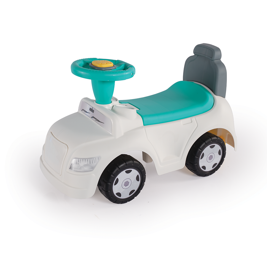 Dolu Step Car 2In1 Loopauto &Amp; Loopwagen Wit/Blauw
