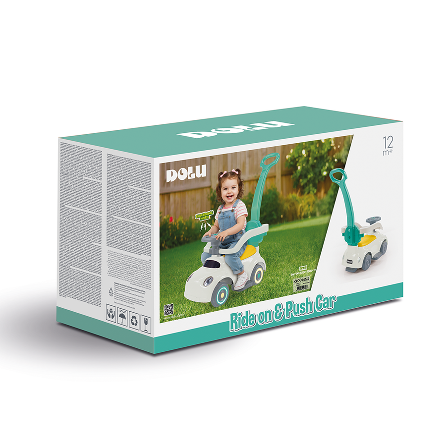 Dolu Step Car 4In1 Meegroei Loopauto Met Schommelstoel