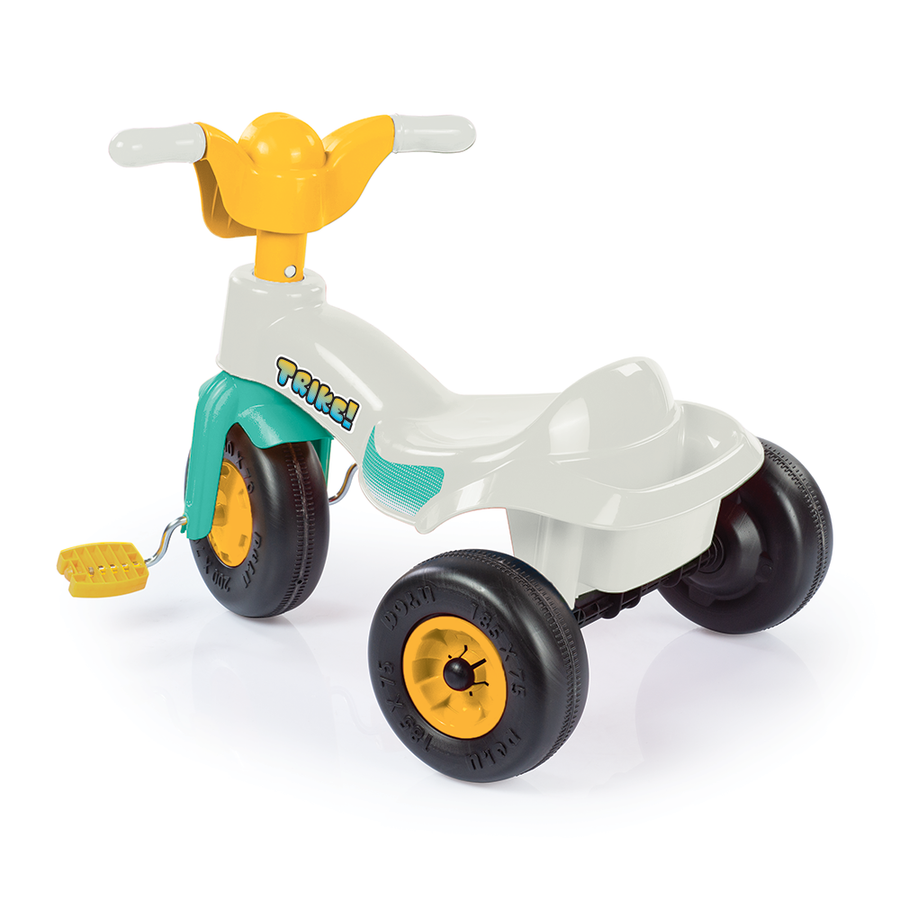 Dolu Trike Driewieler Wit/Blauw/Geel 49X42X60Cm
