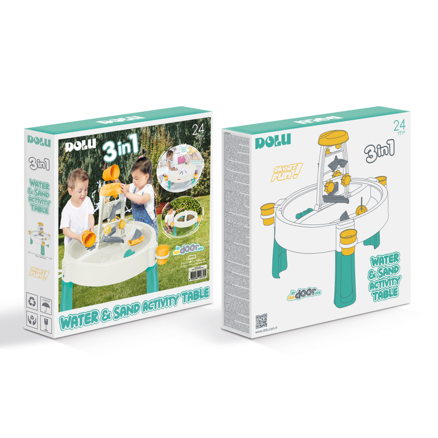 Dolu 2-In-1 Watertafel &Amp; Zandtafel Waterbaan Buiten &Amp; Binnen