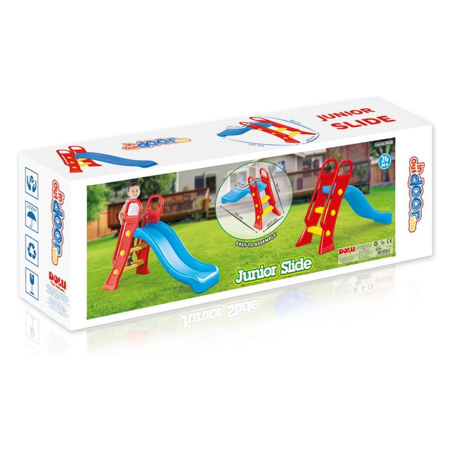 Dolu Junior Glijbaan 60.5X135X90Cm Blauw/Rood
