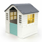 Speelhuis Dolu 109x95x95 cm wit blauw geel