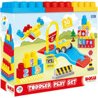 Dolu Blocks Playset Road Track 50-Piece