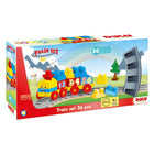 Blokkentrein 36-delig met 145 cm rails