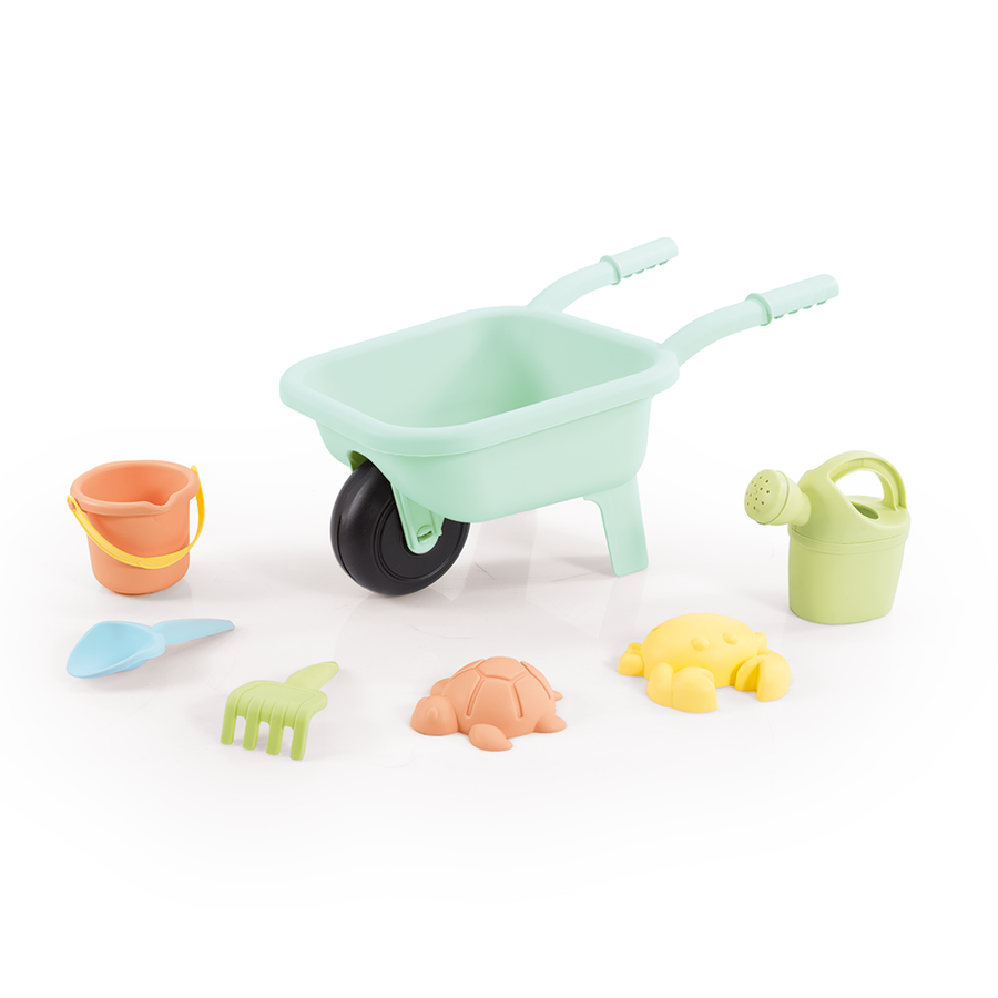 Dolu Kruiwagen Met Strandset Zandbakset Inclusief Accessoires