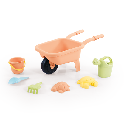 Dolu Kruiwagen Met Strandset Zandbakset Inclusief Accessoires