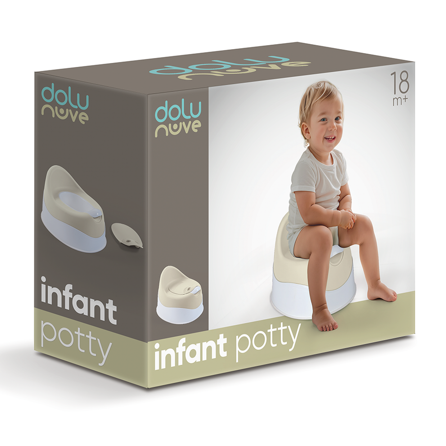 Dolu My First Wc Leerpotje Beige/Zand