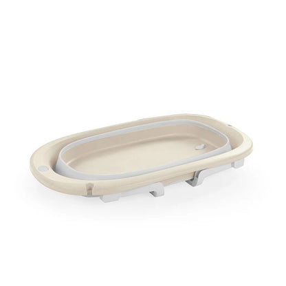 Dolu Baby Opvouwbaar Badje 75.5X46.5X20.5 Cm Beige/Wit
