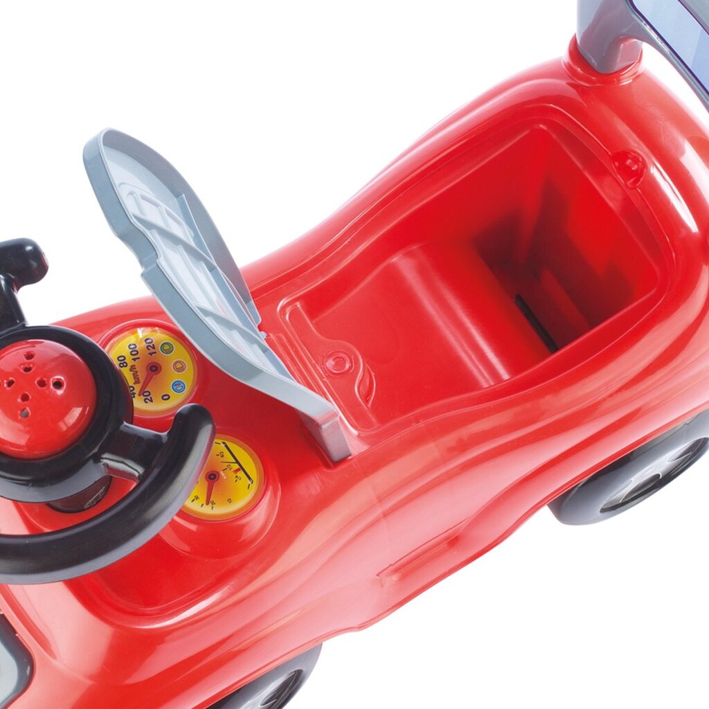 Dolu Loopauto Met Toeter Rood/Zwart 47X37X20.5Cm