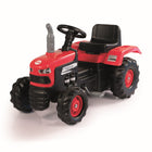 Dolu Traptractor rood zwart met claxon