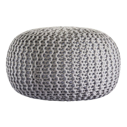 Pouf buiten Ø55x37 cm gerecycled plastic