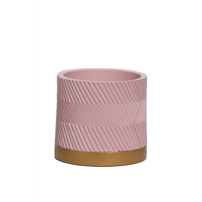 Pot groovy roze matte d13