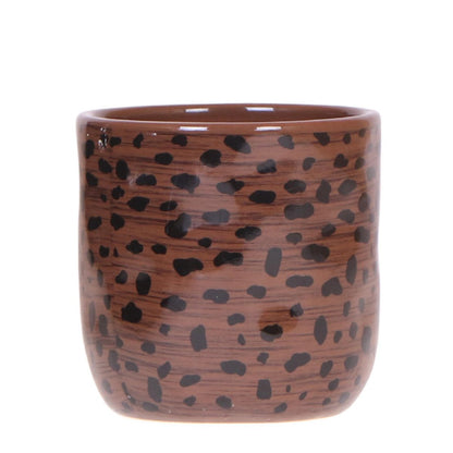 Leopard Print Decorative Pot Ø9 cm