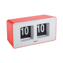 Wandklok tafelklok 18x9 cm rood plastic