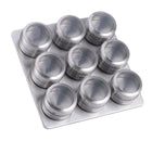 Ceruzo Magnetic Spice Rack - 9 Stainless Steel Spice Jars