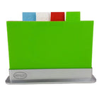 Ceruzo Index Chopping Board Set - 4 Pieces With Holder
