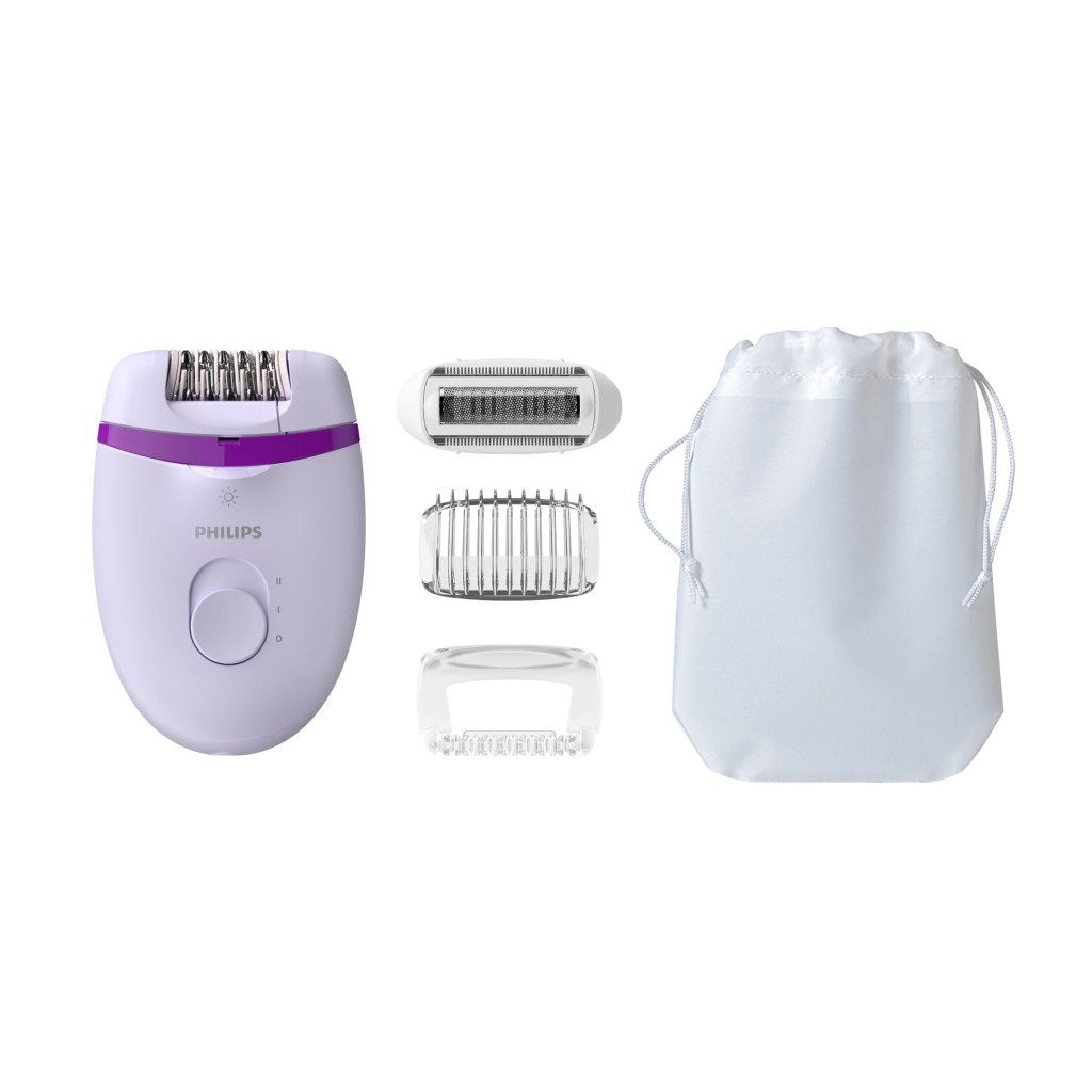Philips Bre275/00 Satinelle Epilator Met Accessoires Wit/Paars