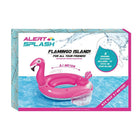 Opblaasbaar flamingo eiland 310x270x175 cm