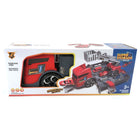 Basic Fire Station Garage In Truck Playset + Light And Sound