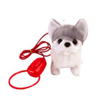 Pluche loop hondje met geluid
